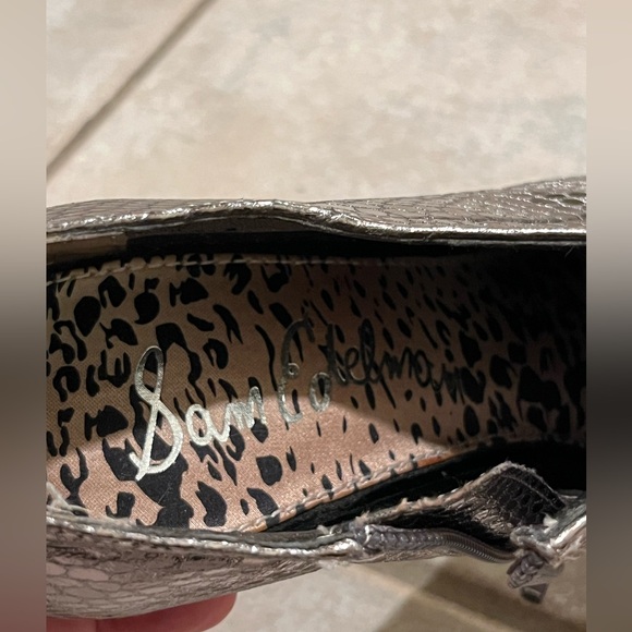 Silver Sam Edelman booties, Size 9.5 - Picture 6 of 10